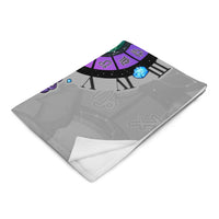 "Moon Cat Zodiac" Throw Blanket