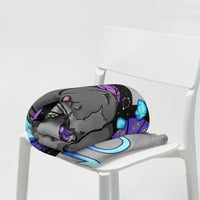 "Moon Cat Zodiac" Throw Blanket