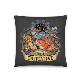 "Roll For Initiative" Throw Pillow - Certifiable Studios