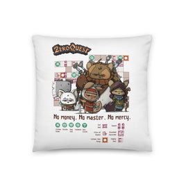 "Zero Quest" Throw Pillow - Certifiable Studios