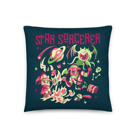 "Star Sorcerer" Throw Pillow