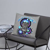 
              "Moon Cat Zodiac" Throw Pillow
            