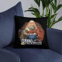 
              "Suits & Skyscrapers" Throw Pillow
            