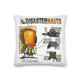 "The Engineer" Premium Throw Pillow - Certifiable Studios