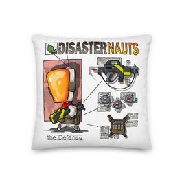 "The Defense" Premium Throw Pillow - Certifiable Studios