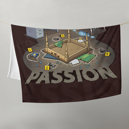 "Crime Of Passion" Throw Blanket - Certifiable Studios