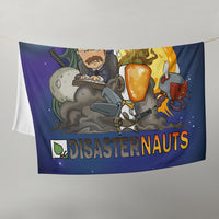 
              "Disasternauts Launch" Throw Blanket
            