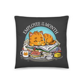"Employee of the Month" Throw Pillow
