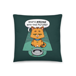 "Empty Bowl" Throw Pillow