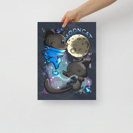 "Moon Cat" Poster