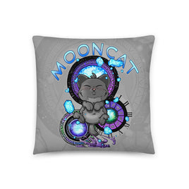 "Moon Cat Zodiac" Throw Pillow