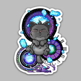 "Moon Cat Zodiac" Sticker