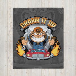 "Crank It Up" Throw Blanket - Certifiable Studios