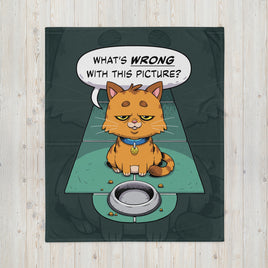 "Empty Bowl" Throw Blanket