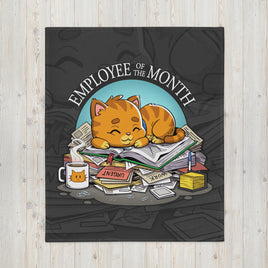 "Employee of the Month" Throw Blanket