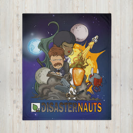 "Disasternauts Launch" Throw Blanket