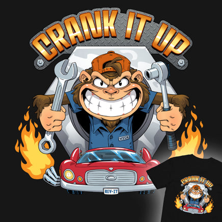 "Crank It Up" Unisex T-Shirt - Certifiable Studios