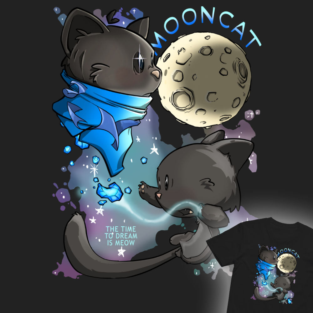 MoonWorks Women's Steampunk Cat Slim Fit T-Shirt – Black, Short Sleeve, Cotton