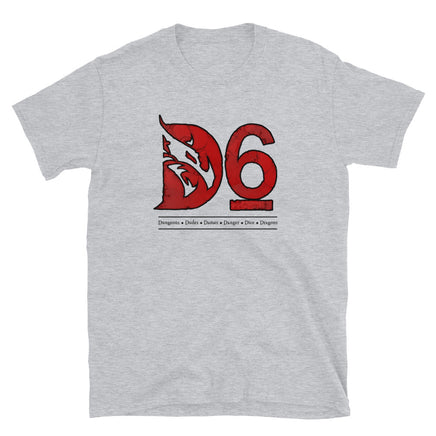 "D6" Unisex T-Shirt - Certifiable Studios
