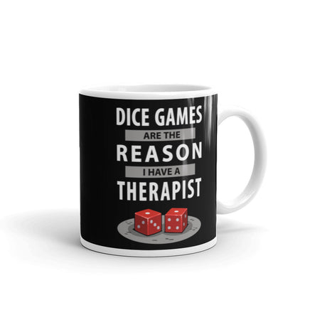 "Dice Games Therapist" Mug - Certifiable Studios