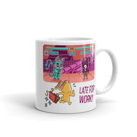 "Late For Work" Mug